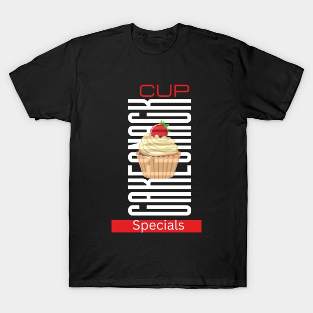 Cup cake snacks specials T-Shirt by iconking1234